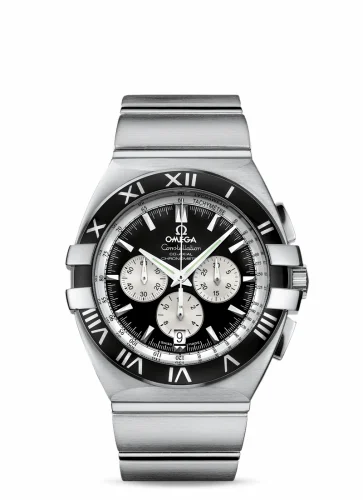 Omega Constellation Co-Axial 41 Chronograph Double Eagle Stainless Steel / Black / Bracelet 1519.51.00 (15195100)